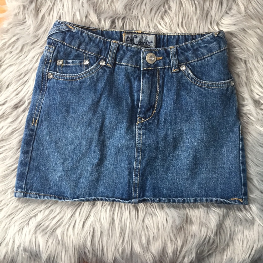 levi girls jean skirt